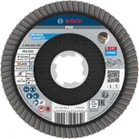 Lamelový kotouč Bosch PRO X571, úhlový, 115 mm, G120 X-Lock.